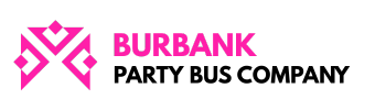 burbank party bus company logo