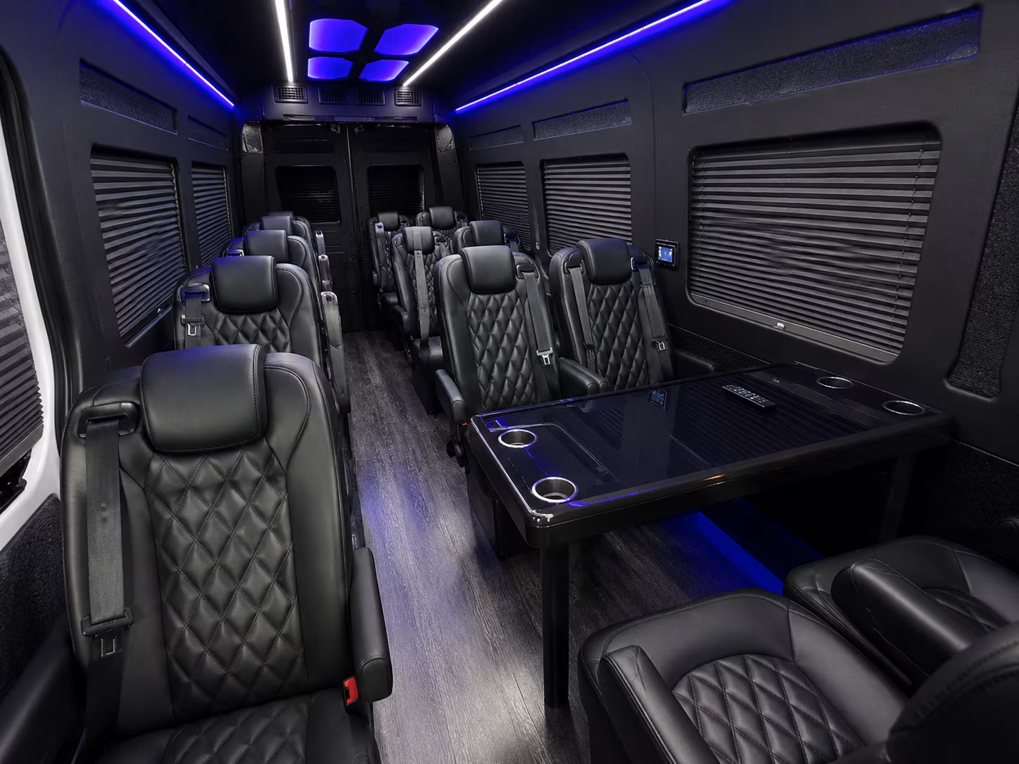 Simi Valley Airport Shuttle & Transportation party bus interior
