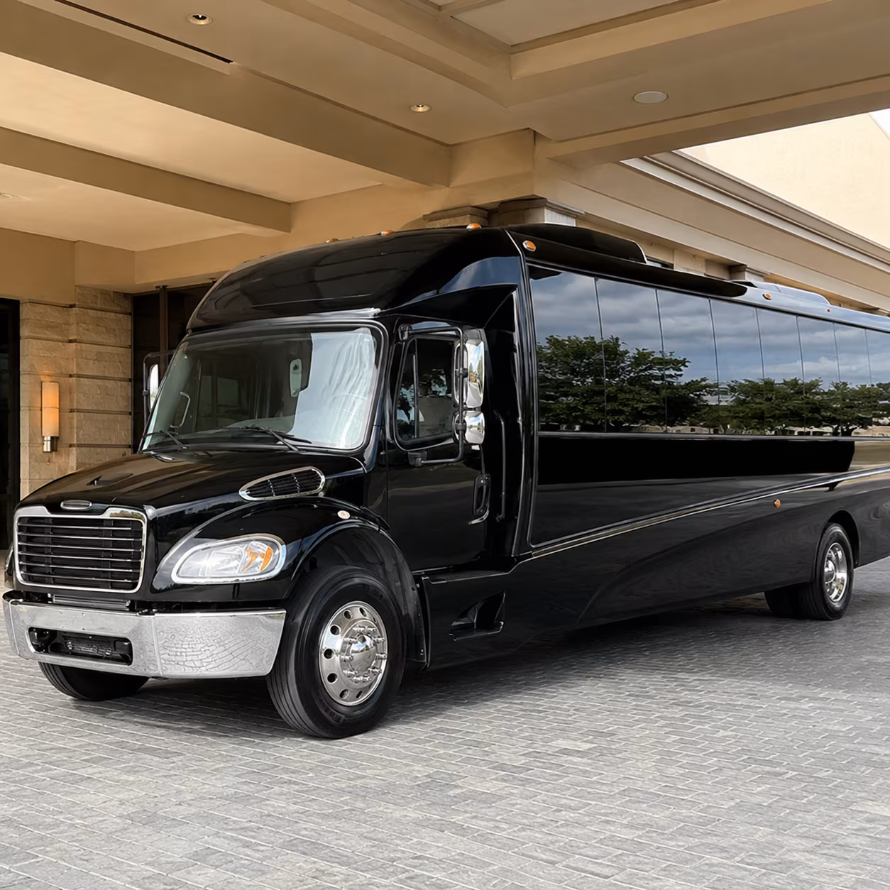 Simi Valley Airport Shuttle & Transportation party bus exterior