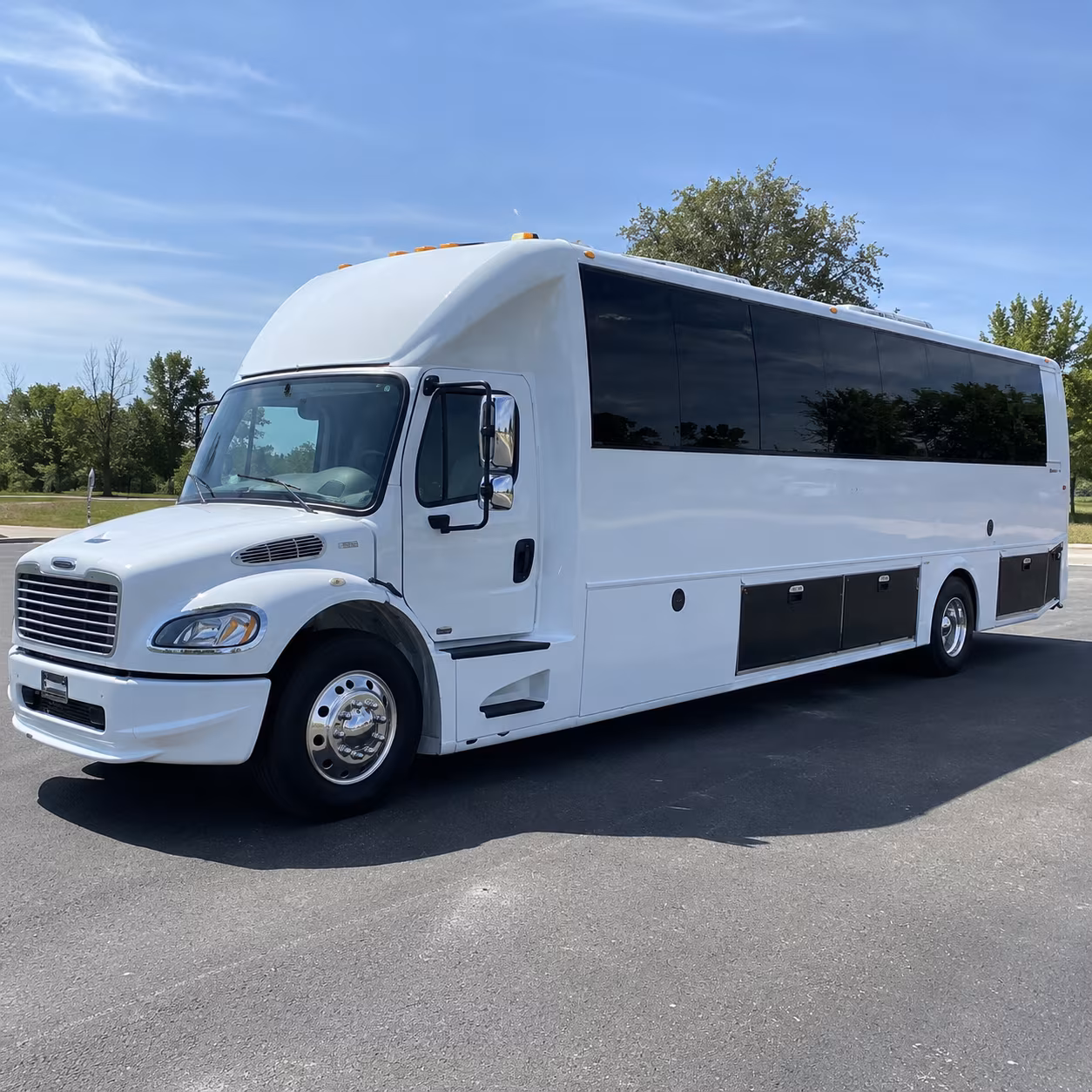 Simi Valley Bachelor & Bachelorette Transportation party bus exterior