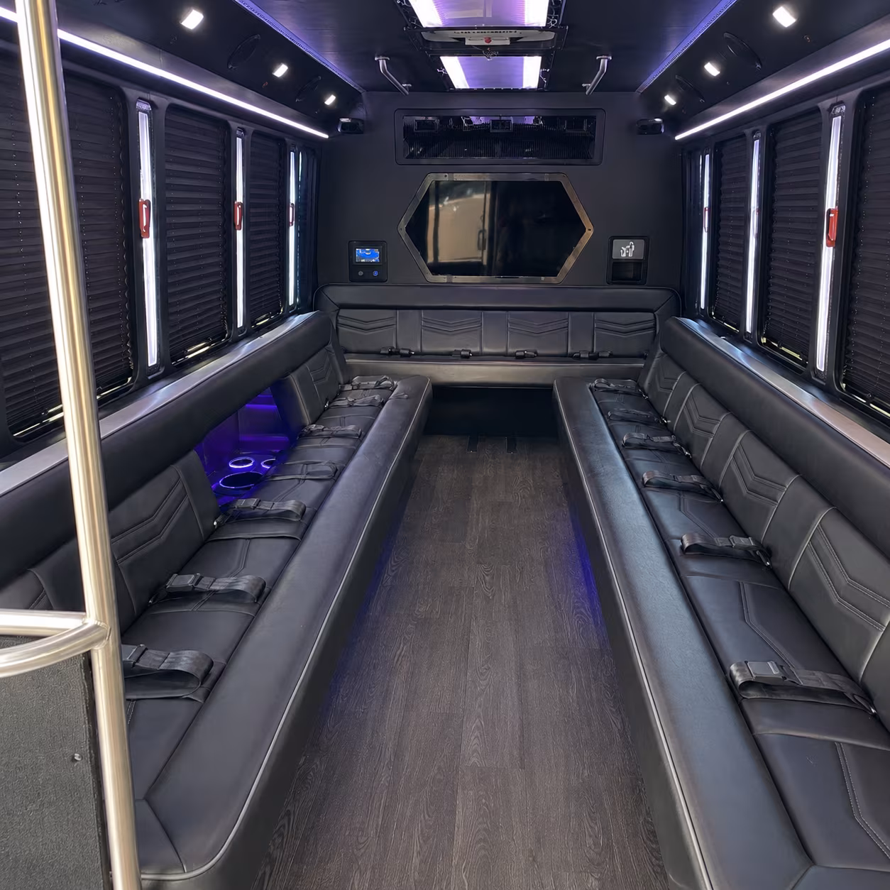 Simi Valley Prom & Homecoming Transportation party bus exterior