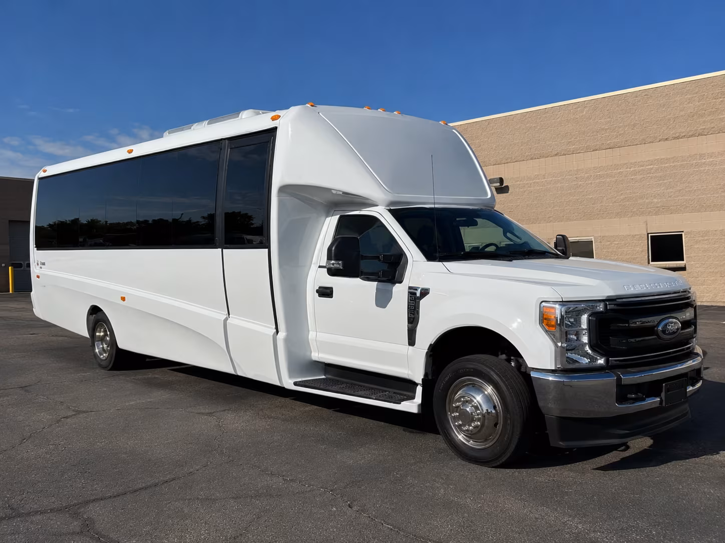 Simi Valley School Event Transportation party bus exterior